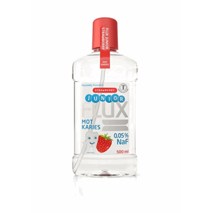 Flux Junior munnskyll 0,2% NaF jordbær 500ml