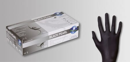 Nitril hanske Black Pearl svart 100 stk X-Large