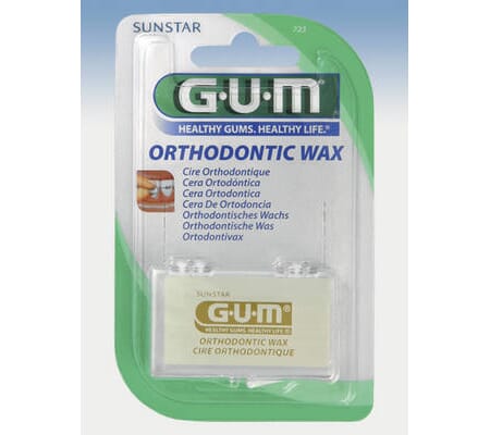 GUM Orthodontic Wax pasientvoks transparent 5 stenger 1 stk