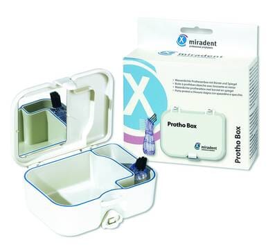 Protho Box for skinner/proteser m/speil og oppbevaring