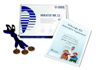 Miratoi leker nr.12 Plastmedalje for modige pasienter 50 stk
