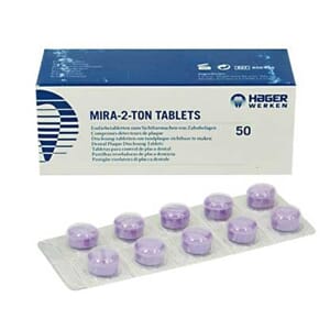Mira-2-Ton plakkindikator tabletter 5 x 10 stk