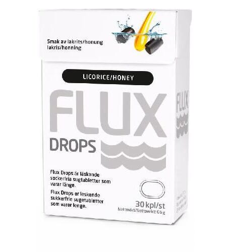 Flux Drops Honning/Lakris 30 stk