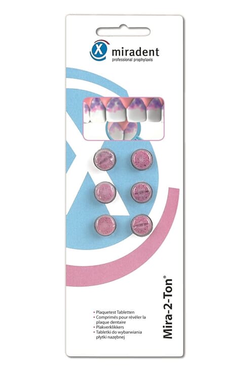 Mira-2-Ton plakkindikator tabletter 6 stk
