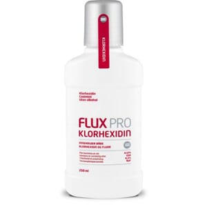 FLUX PRO Klorhexidin munnskyll 0,12 % fluor 250 ml