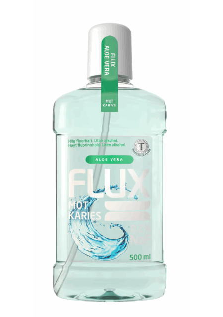 FLUX Aloe Vera fluorskyll 0,2% fluor 500 ml