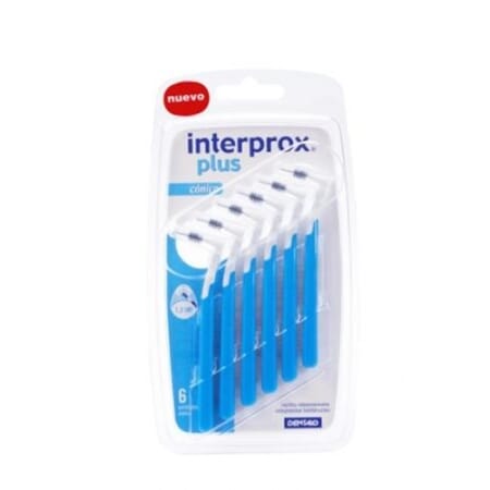 Interprox Plus Conical interdentalbørster blå 6 stk