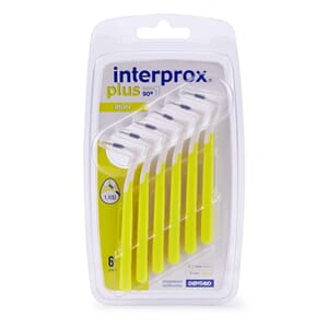 Interprox Plus Mini interdentalbørster gule 6 stk