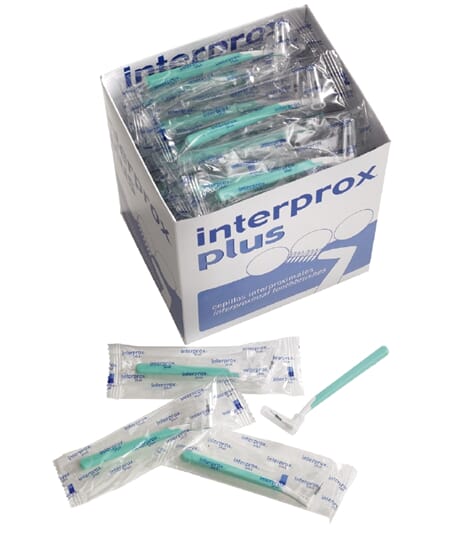 Interprox Plus Micro interdentalbørster turkise 100 stk