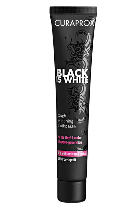 Curaprox Black is White tannkrem tube 90 ml Limone