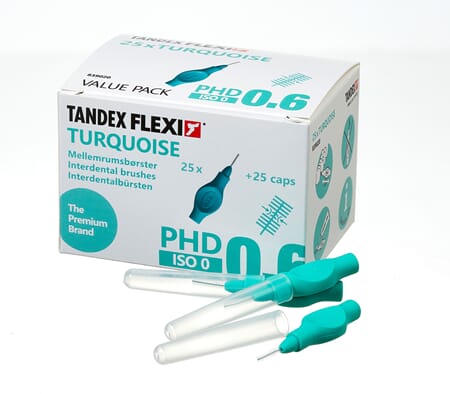 Flexi interdentalbørste 25 stk X-Micro Turkis PHD 0,6 ISO 0