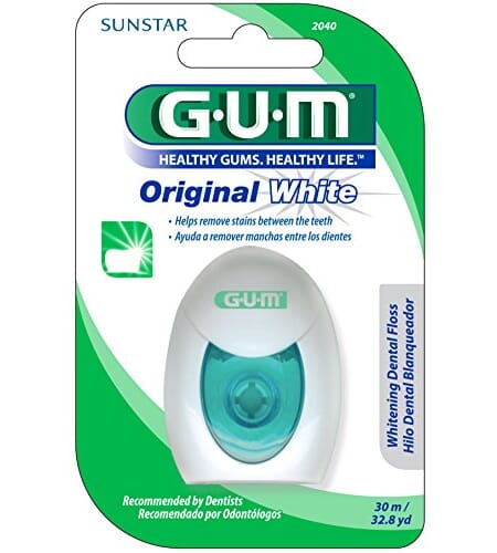 GUM Original white Floss tanntråd 30 m Blister
