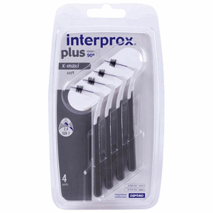 Interprox Plus X-Maxi mellomromsbørster grå  4 stk