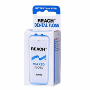 REACH Floss tanntråd 200 meter vokset i dispenser