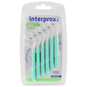Interprox Plus Micro mellomromsbørster turkise Ø 1,1mm 6 stk
